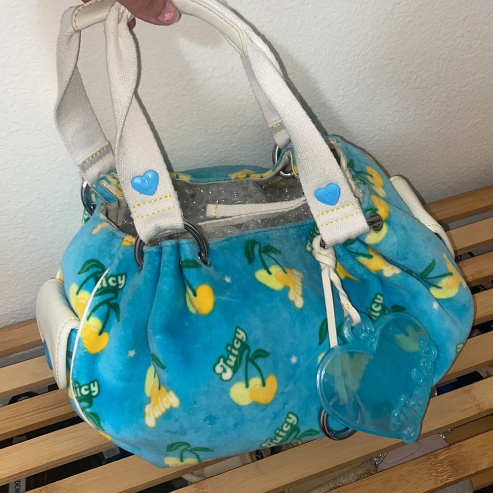 Juicy Couture Blue Cherry Hobo bag 🍒💙
